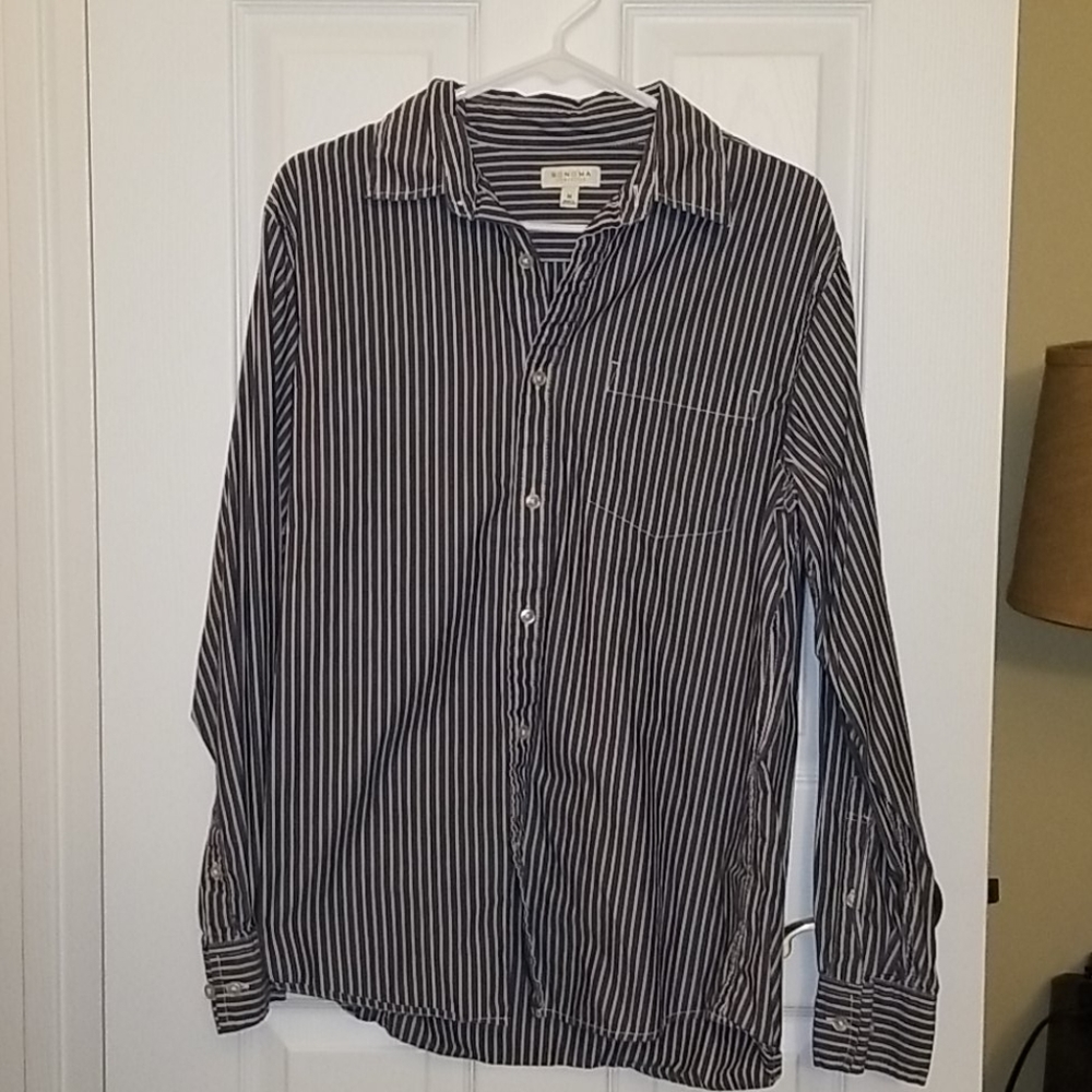 Striped william Sonoma button up shirt